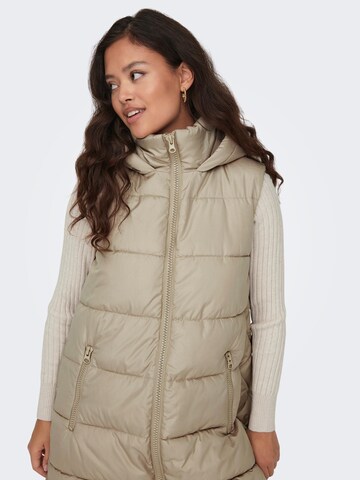 Gilet 'Viskas' JDY en beige