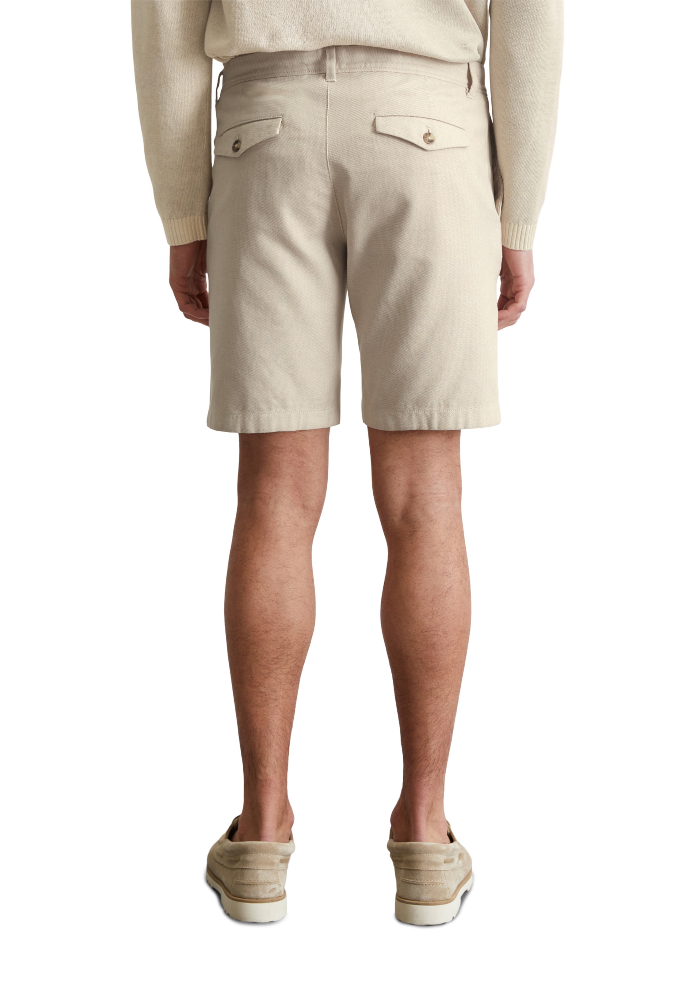 Marc O'Polo Slimfit Broek 'Salo' in Beige