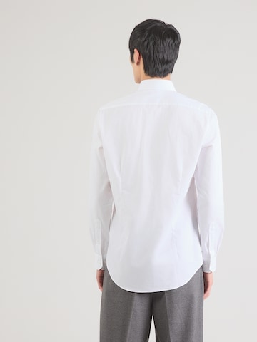 Coupe slim Chemise business 'DIAMOND' Michael Kors en blanc : derrière