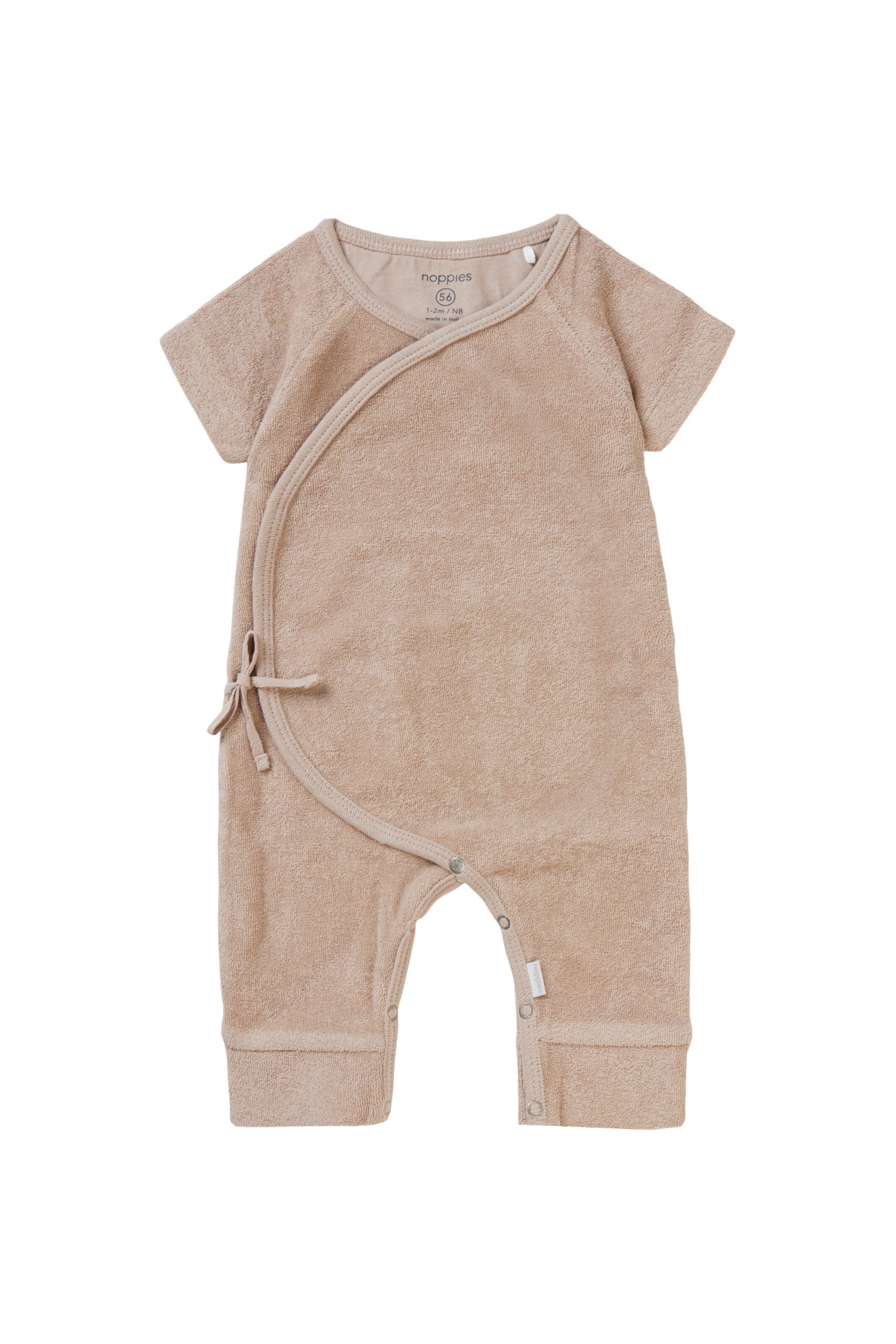 Noppies Rompertje/body 'Belton' in Beige: voorkant
