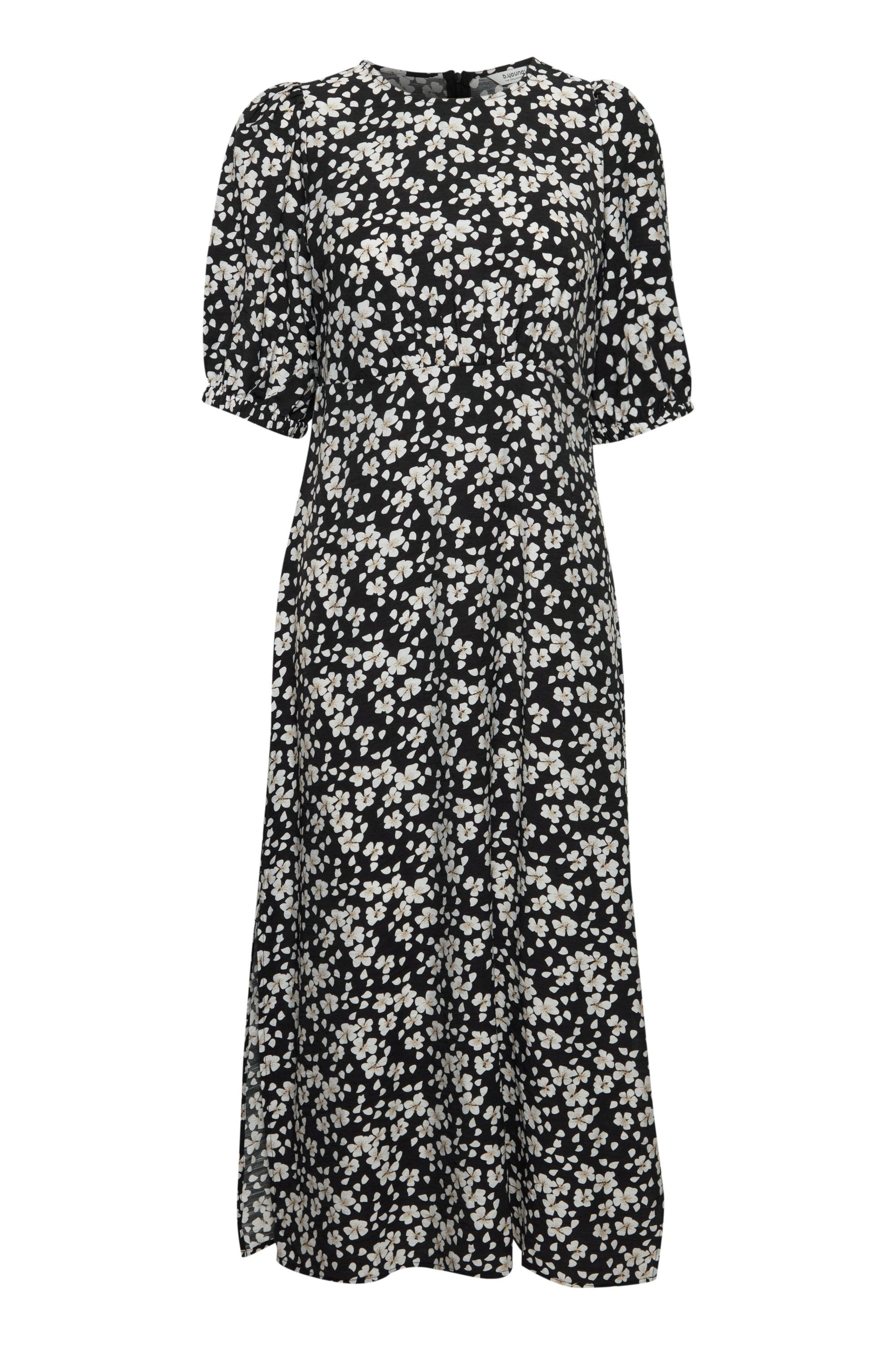 b.young Kleid 'Ibano' in schwarz / weiß, Produktansicht