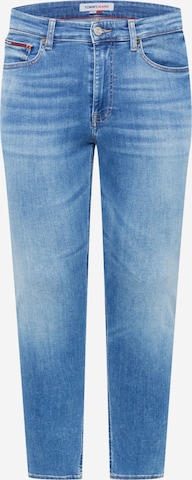 Tommy Jeans Skinny Jeans 'Simon' in Blauw: voorkant