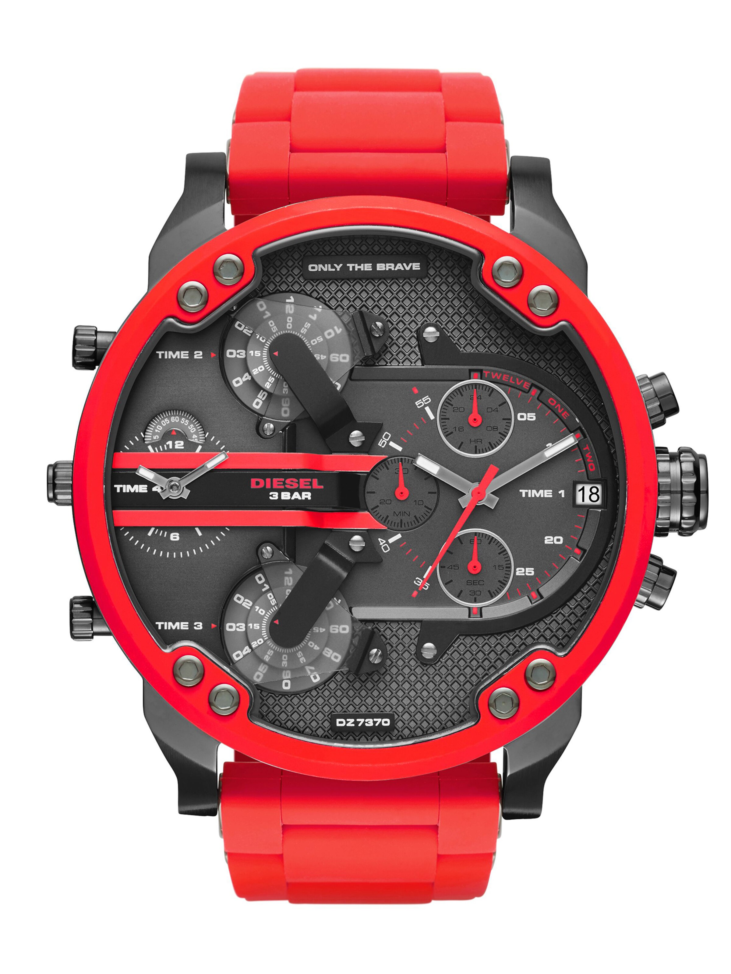 DIESEL Аналоговые часы в Красный