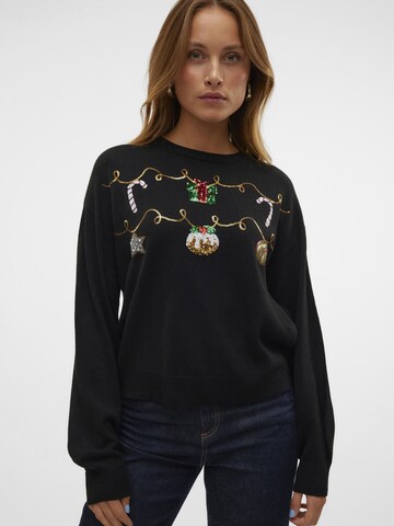 VERO MODA Pullover i sort