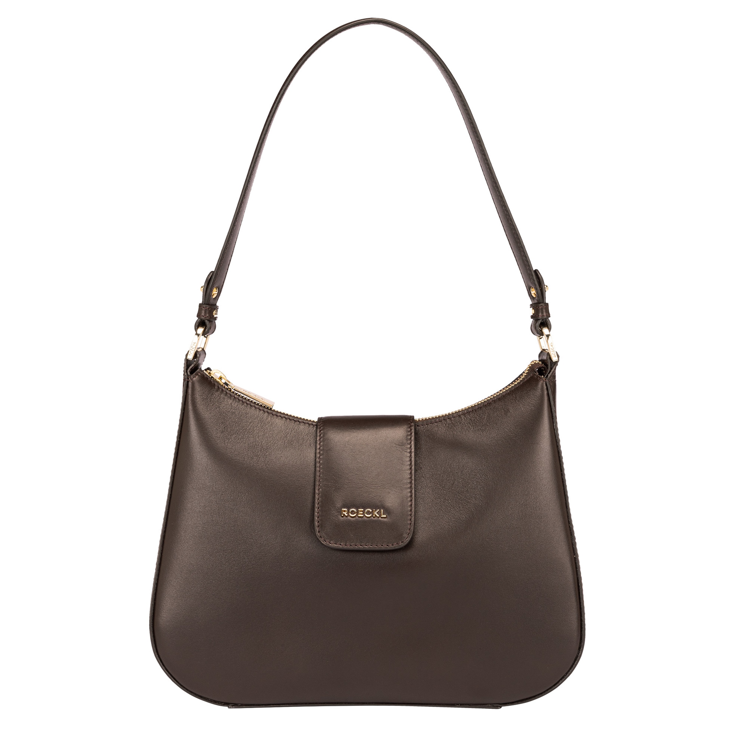 Borsa a spalla 'FLORENCE SCHULTERTASCHE SMALL' di Roeckl in marrone: frontale