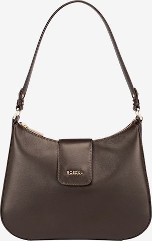 Borsa a spalla 'FLORENCE SCHULTERTASCHE SMALL' di Roeckl in marrone: frontale
