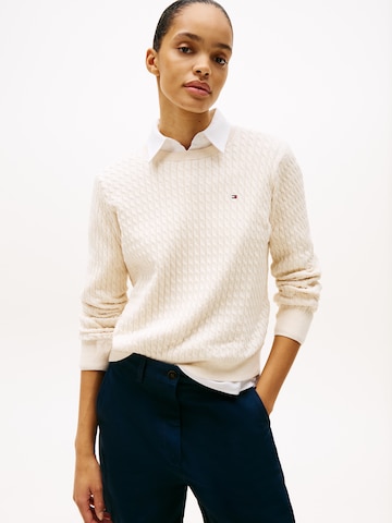 TOMMY HILFIGER Pullover in Beige: Vorderseite