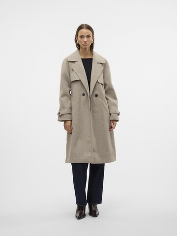 VERO MODA Tussenmantel 'POPMILEY' in Beige: voorkant