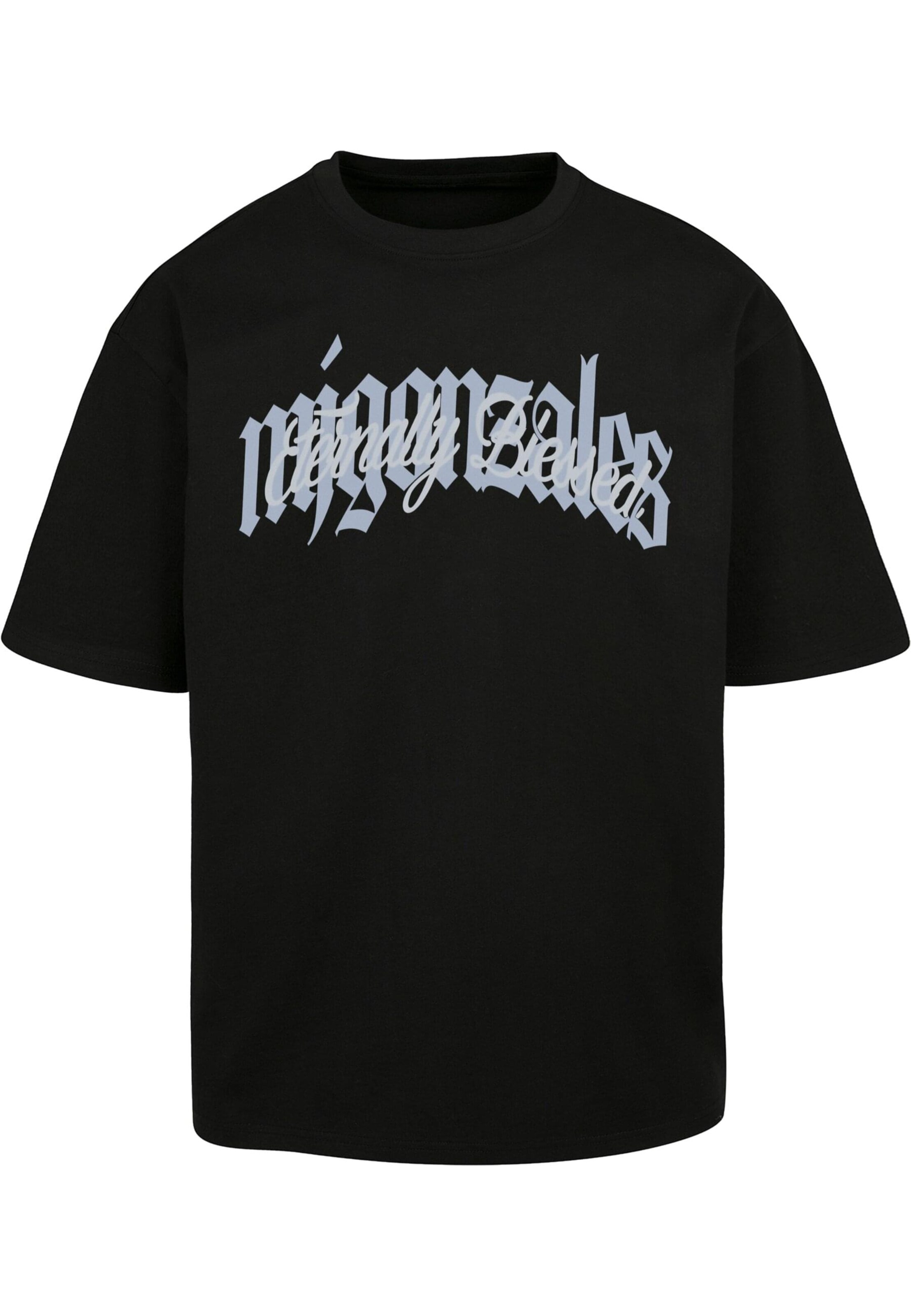 Maglietta 'Eternally Blessed' di MJ Gonzales in nero: frontale