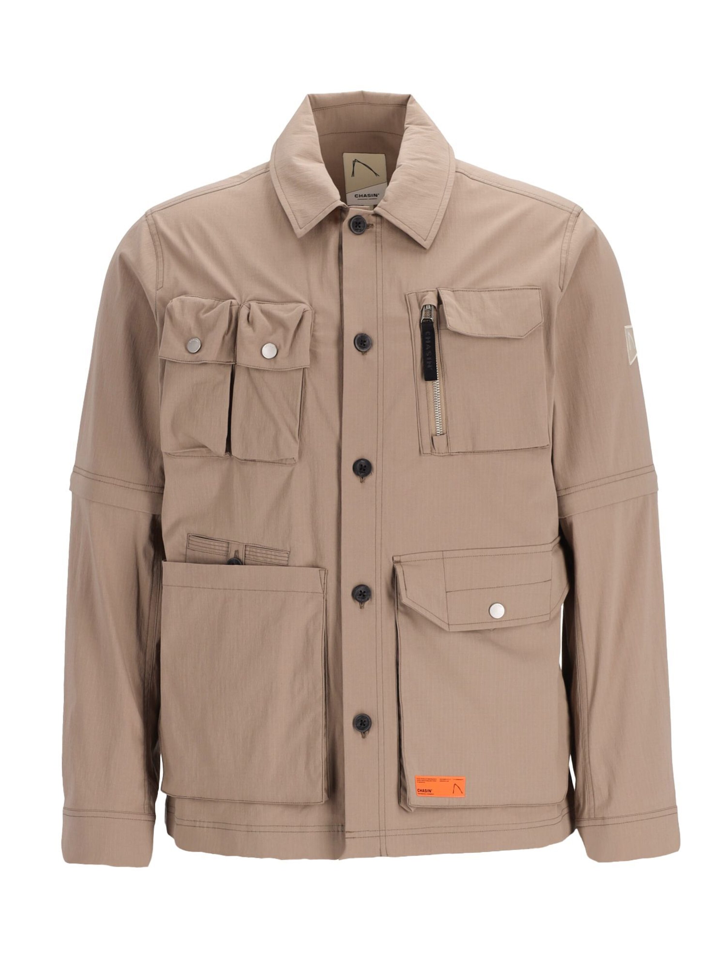 CHASIN' Jacke 'Mount Utility' in Beige: Vorderseite