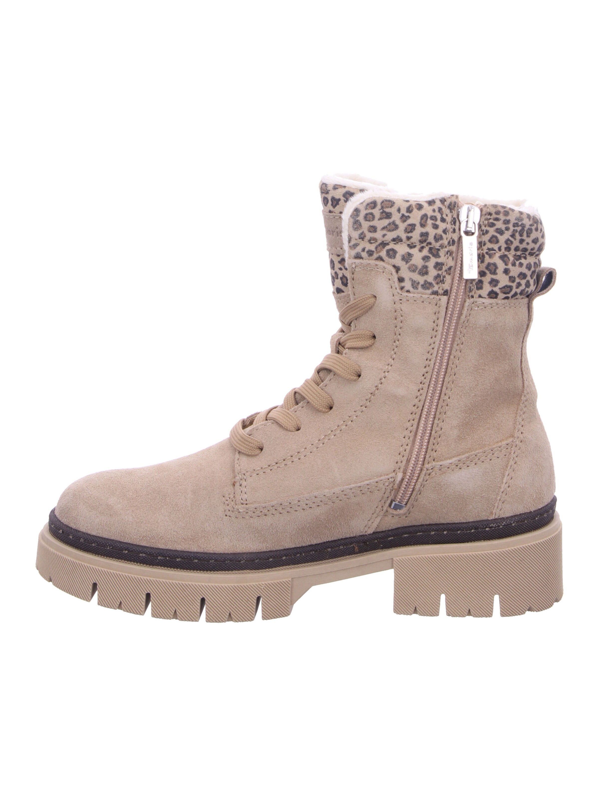Tamaris Schnürstiefelette in Beige