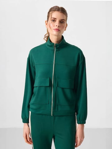 Veste de survêtement Tommy Life en vert : devant