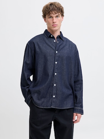 Fit confort Chemise JACK & JONES en bleu : devant