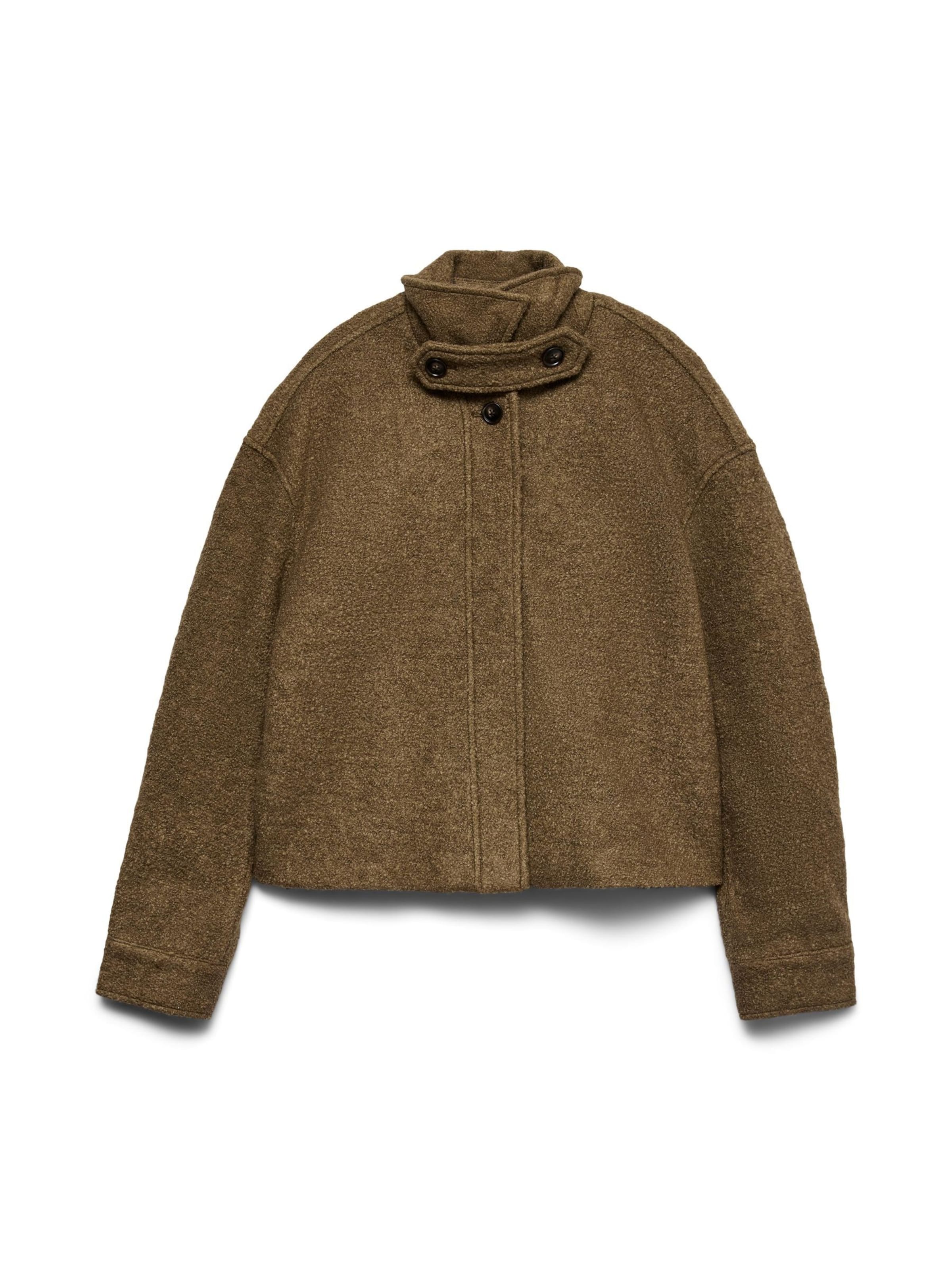 VERO MODA Between-Season Jacket 'AWTana' in Brown: front