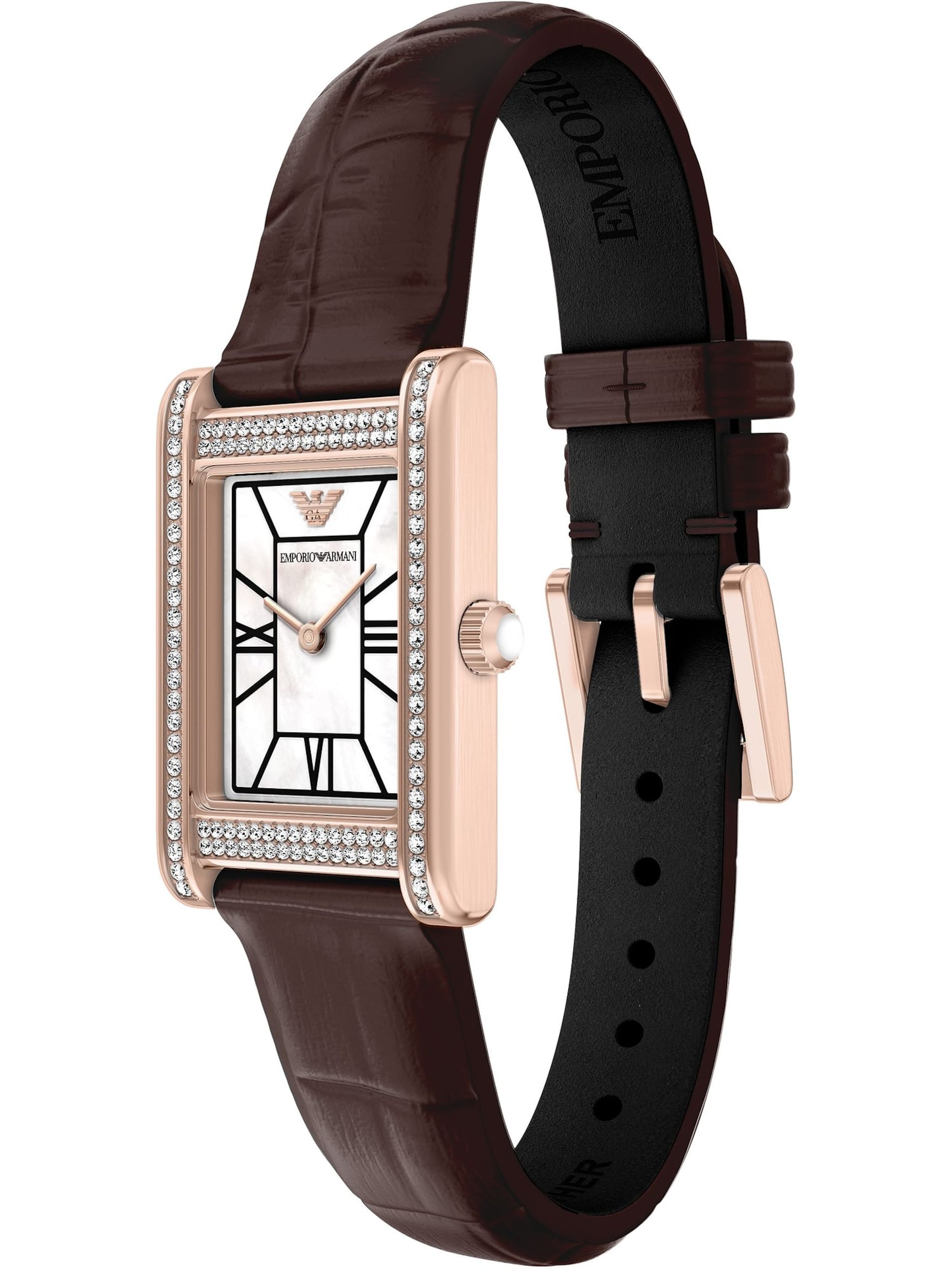 Emporio Armani Uhr in Braun