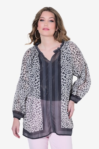 MIAMODA Blouse in Black: front