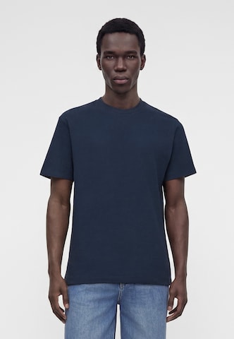 T-Shirt Hackett London en bleu : devant