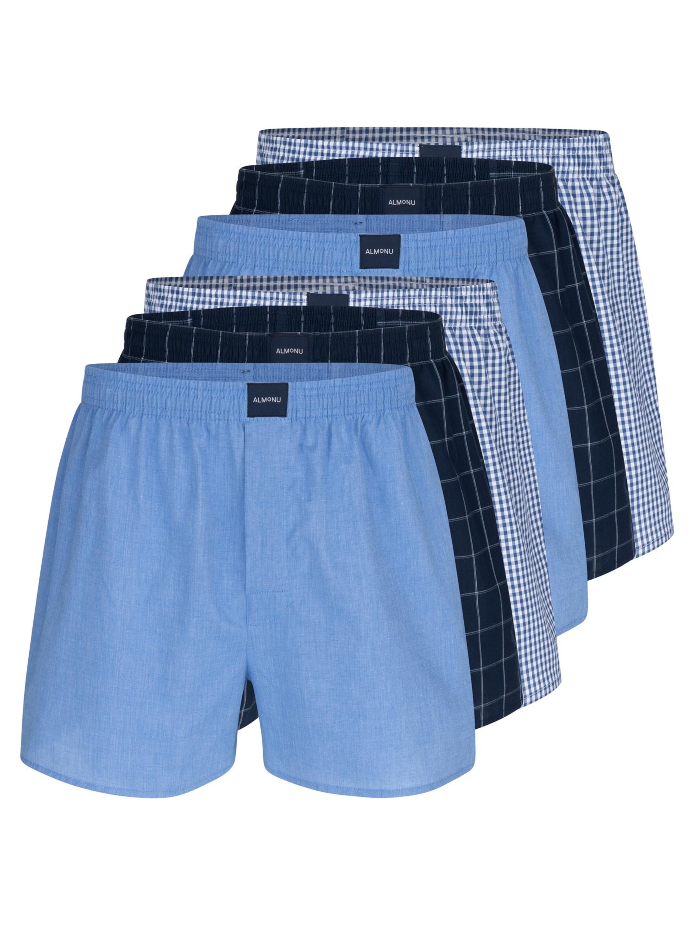 Almonu Boxer shorts 'Web' in Blue: front