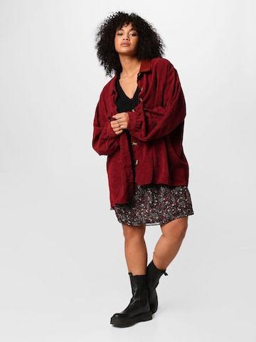 Nasty Gal Plus Blouse in Rood