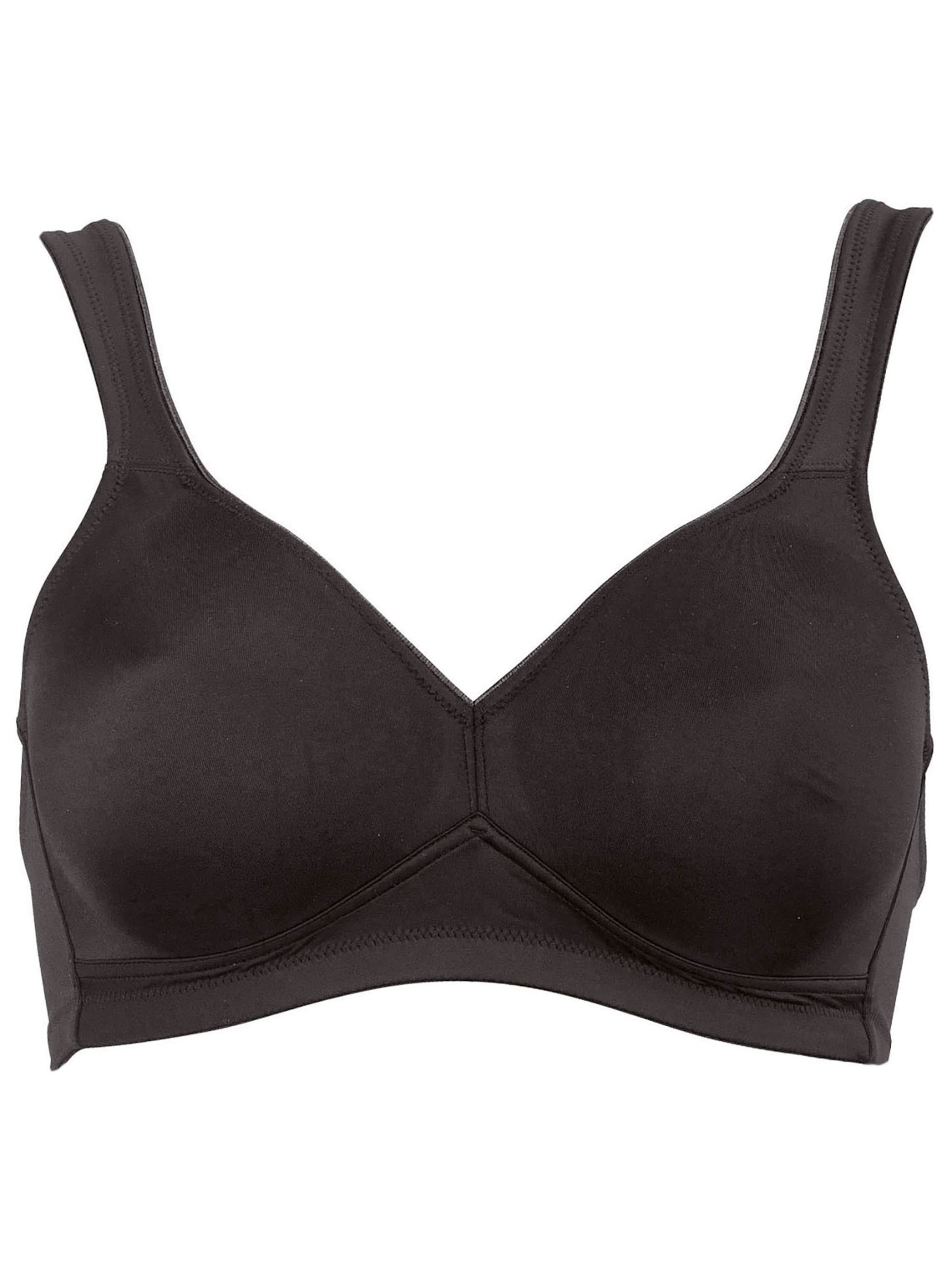 ANITA Bralette Bra 'Twin' in Black: front