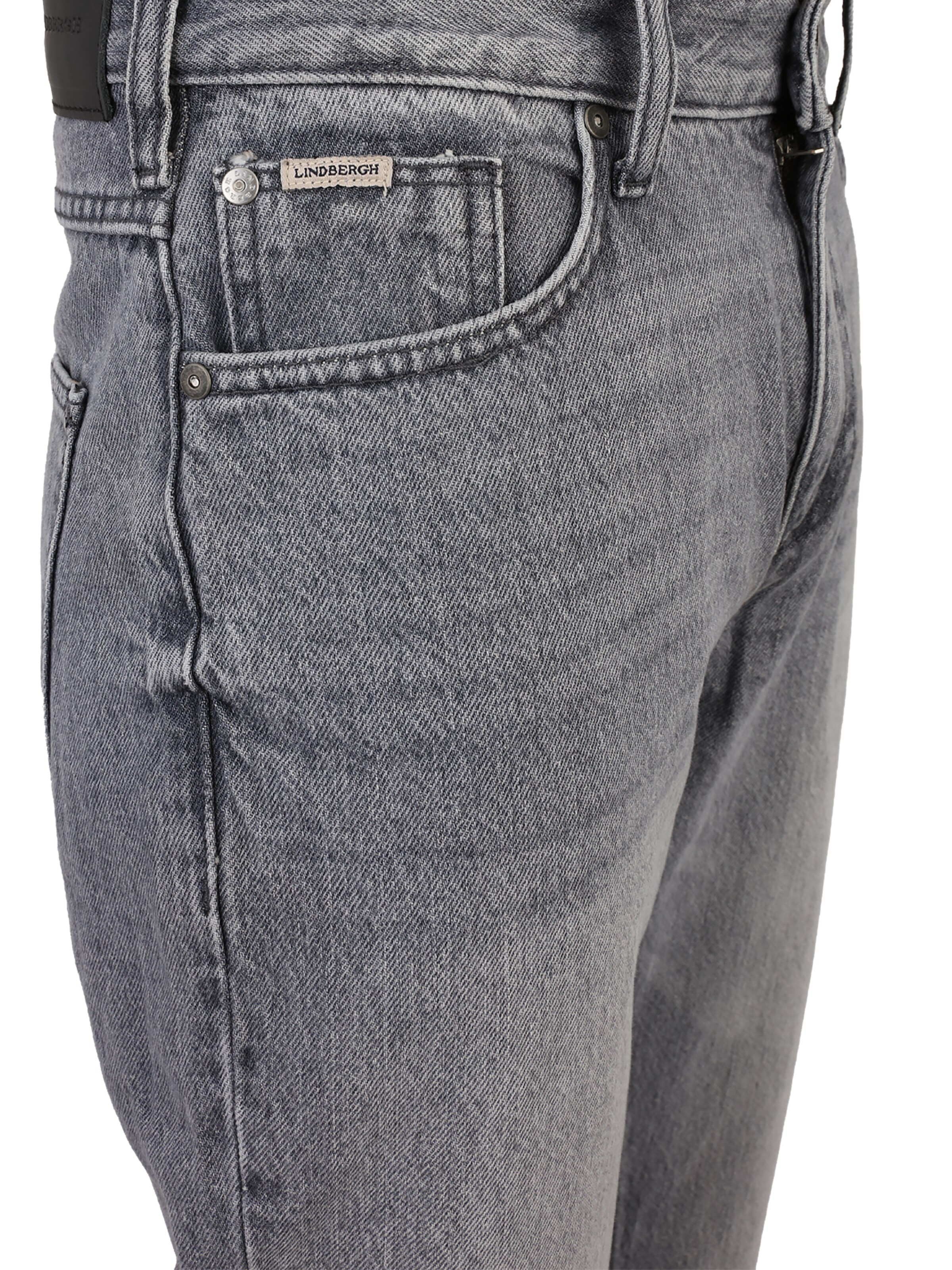 Lindbergh Loosefit Jeans i grå