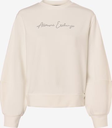 ARMANI EXCHANGE Sweatshirt in Beige: front