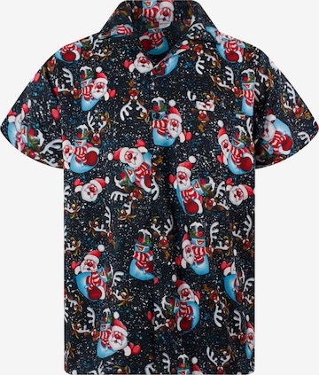 King Kameha Regular Fit Hemd 'Christmas Snowflakes' in : Vorderseite