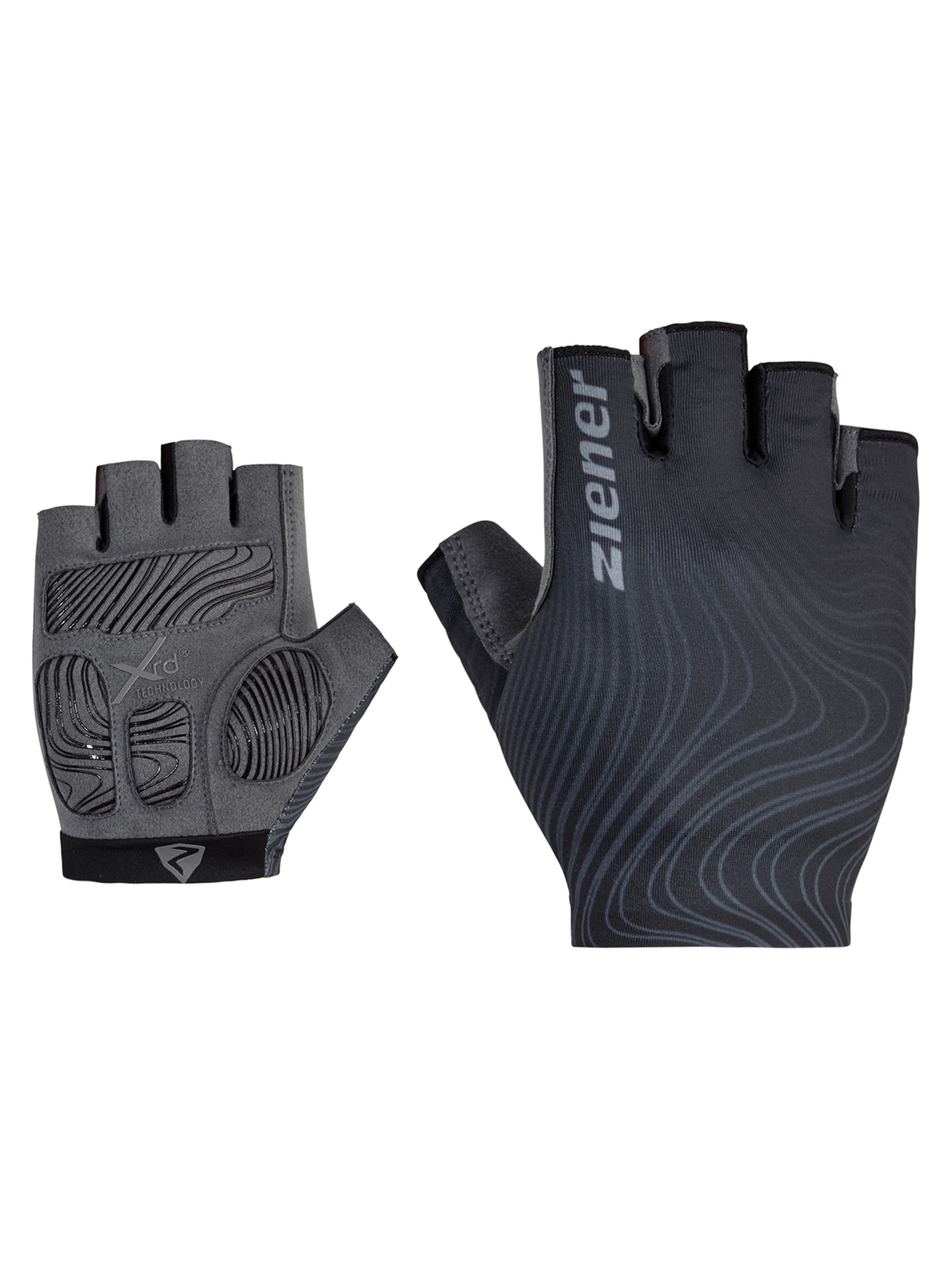 ZIENER Athletic Gloves 'Clem-Z' in Black: front