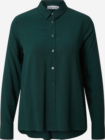 EDITED Блуза 'Ellinor' в зелено: отпред