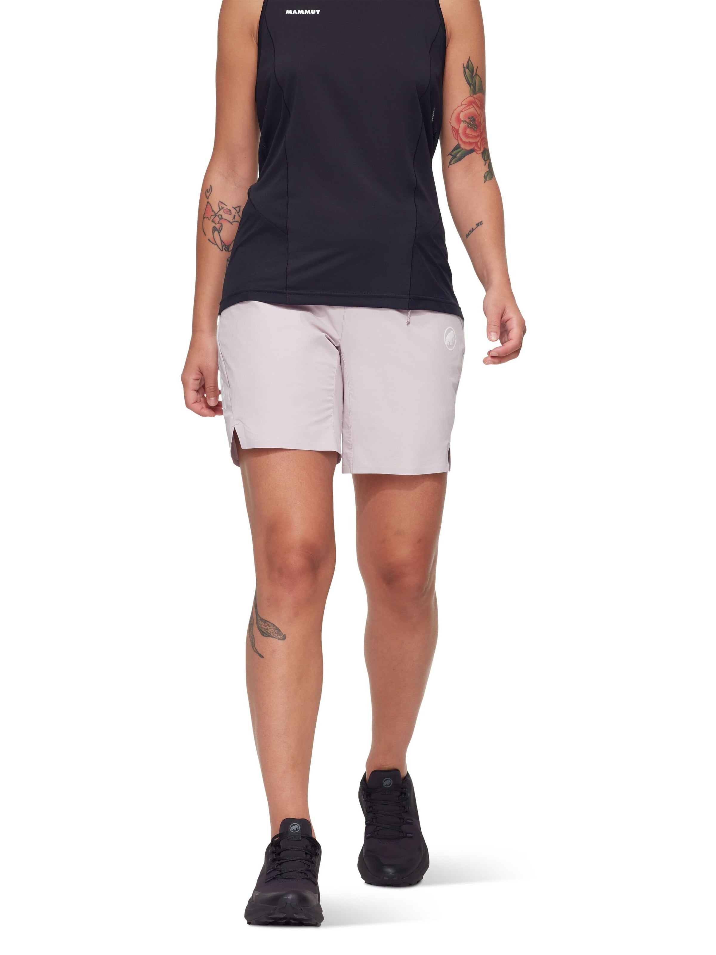 MAMMUT Regular Outdoor Pants in Purple: front