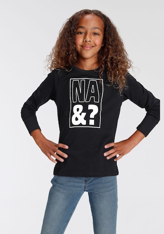 Kidsworld Shirt in Black: front