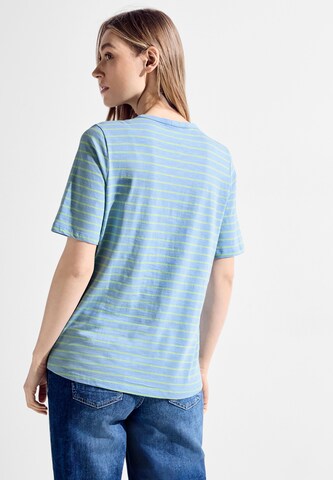 CECIL T-Shirt (GOTS) in Blau