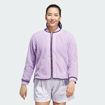 Veste en polaire fonctionnelle 'Go-To' ADIDAS PERFORMANCE en violet : devant