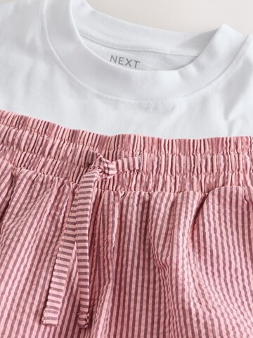 Next Pyjama kort in Roze