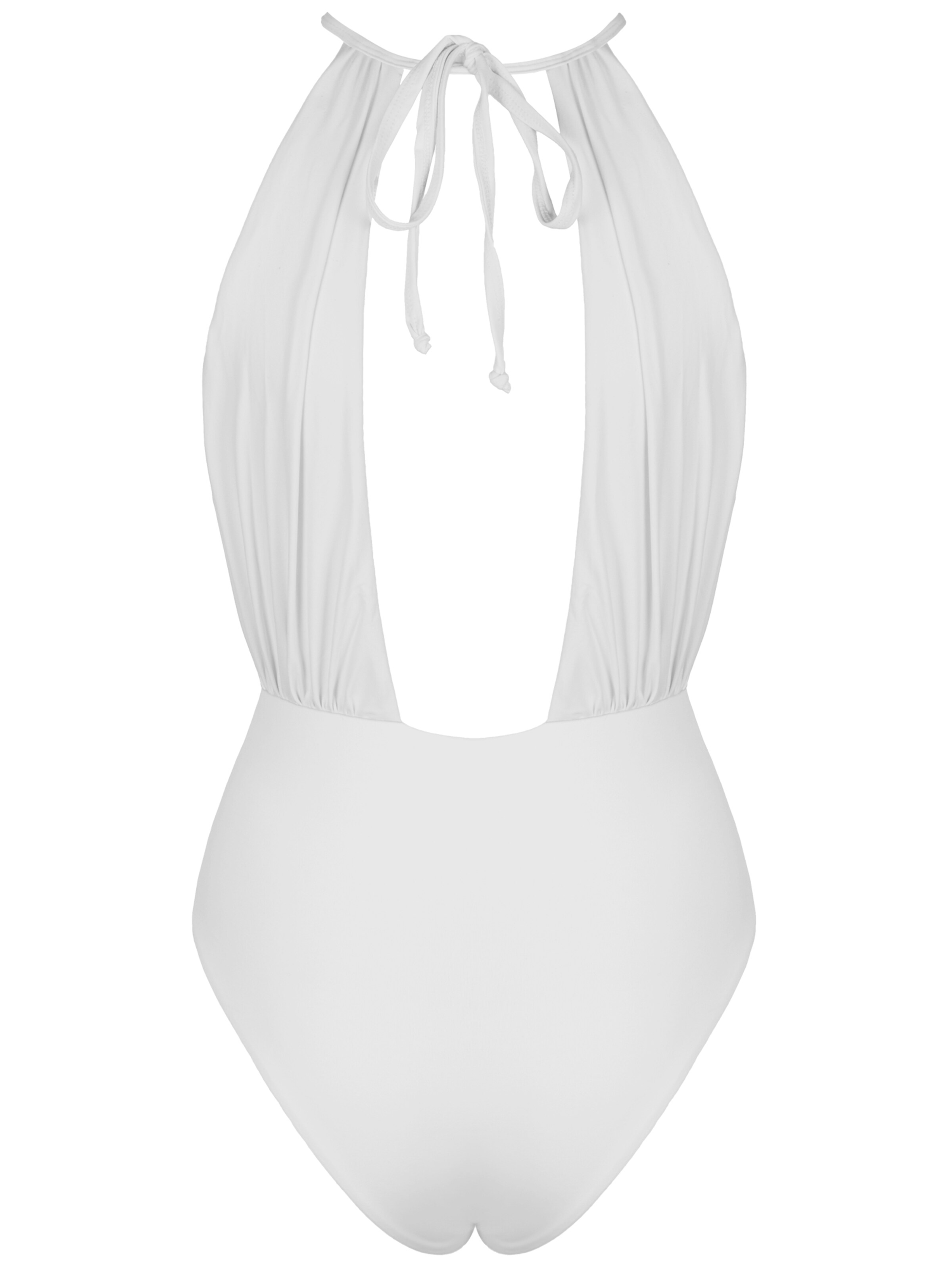 SEA ME SWIM High neck Badeanzug 'BARBADOS'‌‌‌‌‌‌‌‌ in Weiß