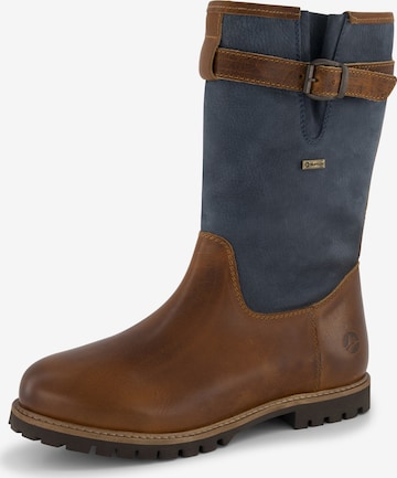 Travelin Boots 'Finland ' in Blue: front