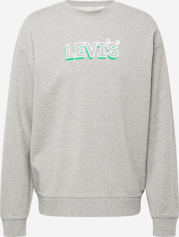 LEVI'S ® Sweatshirt 'Relaxd Graphic Crew' in Grey: front