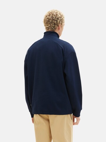 TOM TAILOR DENIM Sweatshirt i blå