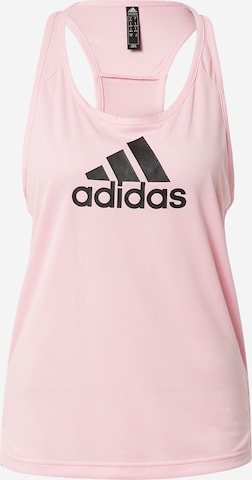 rožinė ADIDAS PERFORMANCE Sportiniai marškinėliai be rankovių: priekis