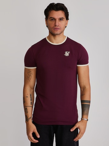 SikSilk Shirt in Red: front