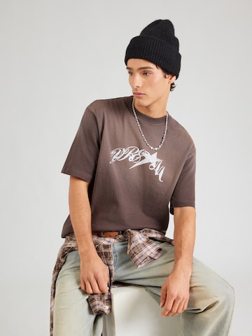 WEEKDAY Shirt in Brown: front