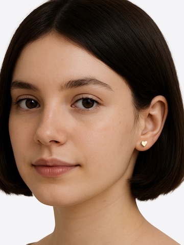 Sofia Milani Earrings 'Heart' in Gold: front