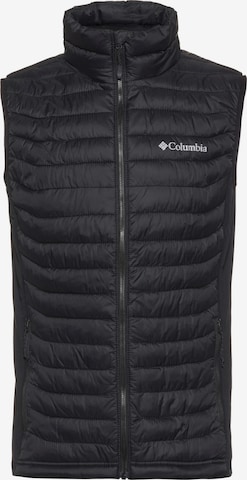 Gilet de sport 'Powder Pass' COLUMBIA en noir : devant