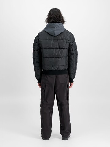 ALPHA INDUSTRIES Between-Season Jacket 'MA-1 Puffer' in Black