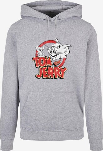 ABSOLUTE CULT Sweatshirt 'Tom And Jerry' in Grijs: voorkant