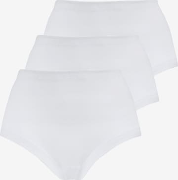 Nina von C. Panty 'Fine Cotton' in White: front