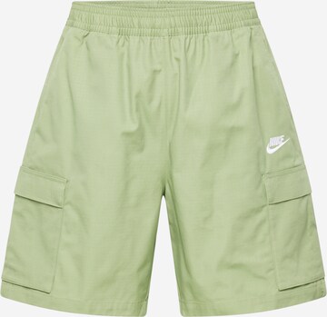 Nike Sportswear Cargo nadrágok - zöld: elől
