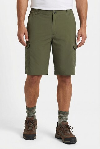 ICEPEAK Regular Outdoor Pants 'Anzio' in Green: front