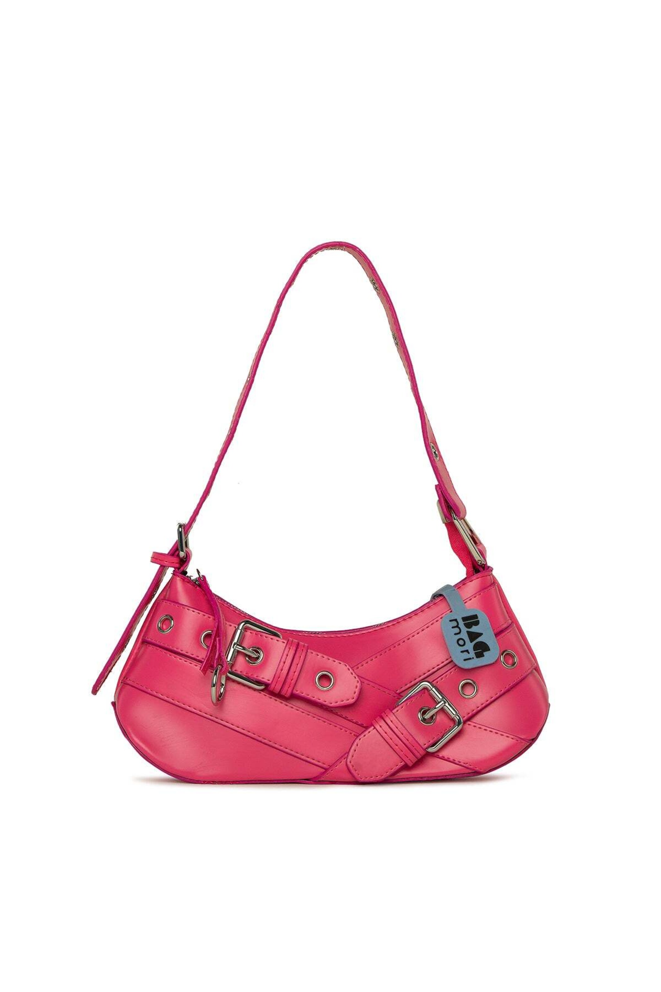 Bagmori Schultertasche in Pink: Vorderseite