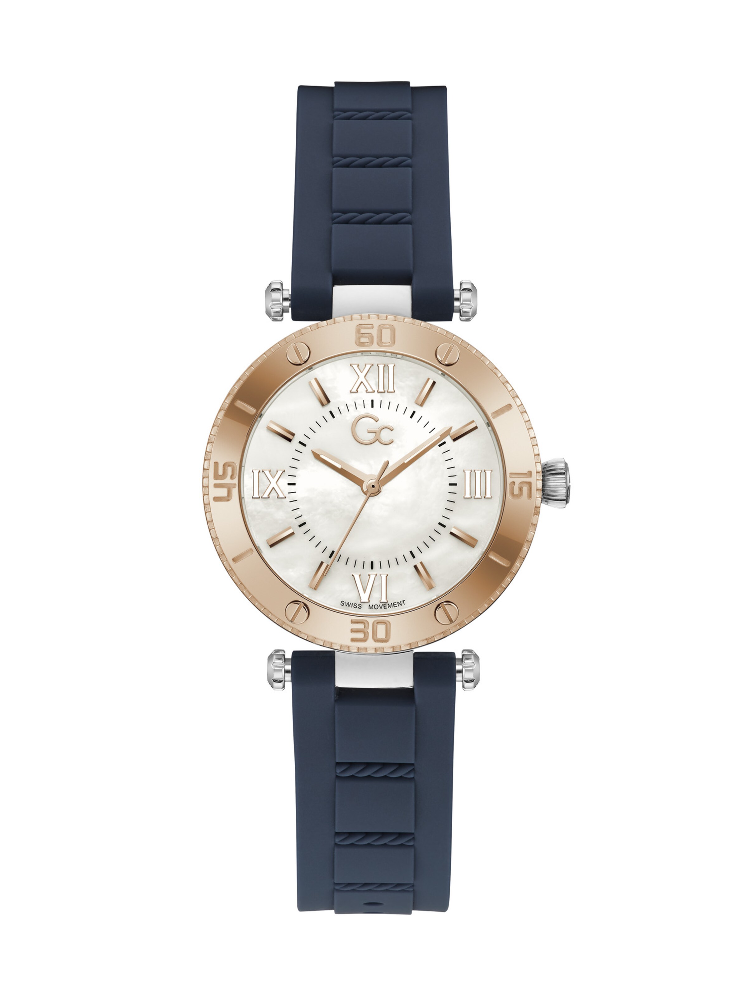 Montre à affichage analogique 'Muse' Gc en bleu : devant